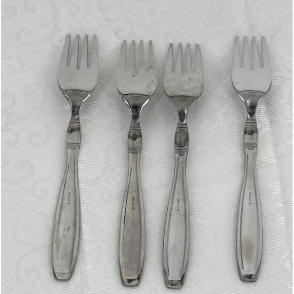 Oneida VISTA Stainless Steel Forks Set Of 4 Flatware - Picture 3 of 4